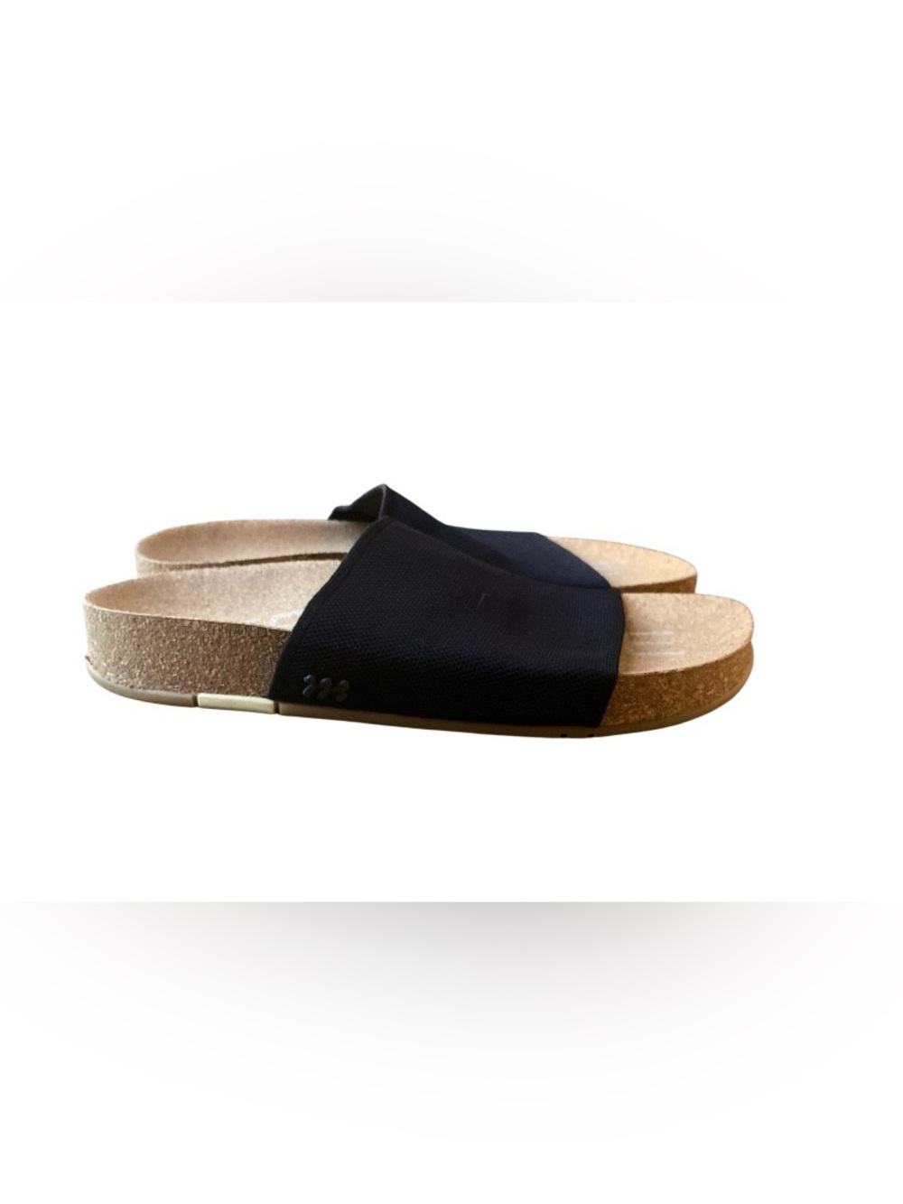 Message Footwear Mullen Slide Stretch Knit Strap black size 37 US 7/7.5 - Picture 2 of 10